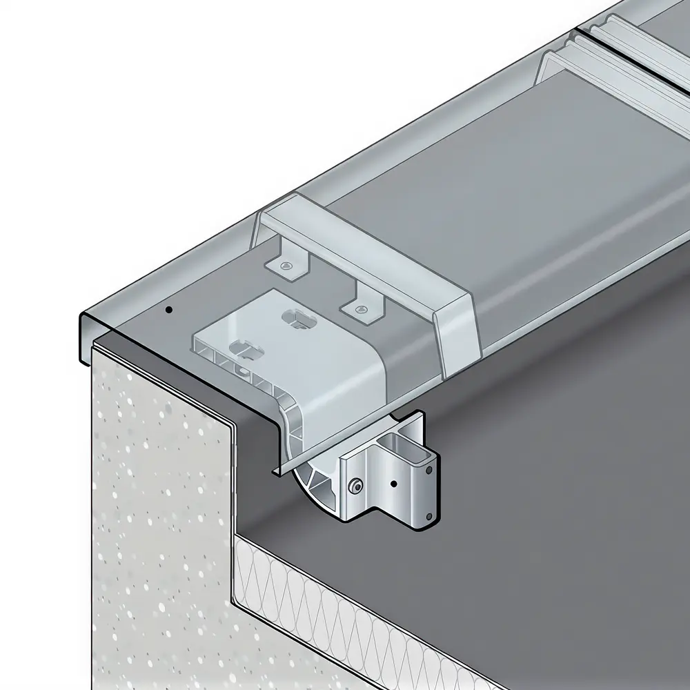garde-corps de sécurité décoratif en aluminium Barrial décor sabot Z
